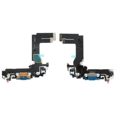 Nappe / connecteur de charge pour iphone 13 mini bleu recond