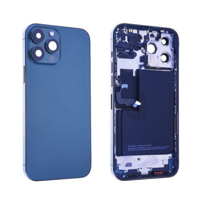 Vitre arrière + châssis + batterie iphone 13 pro max vert - 