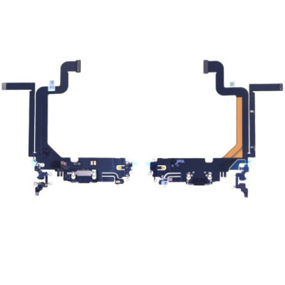 Nappe / connecteur de charge pour iphone 14 pro max noir rec