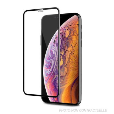 Verre trempé 5d iphone 14 pro max noir | Apple - Great tech 