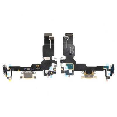 Nappe / connecteur de charge pour iphone 15 jaune reconditio
