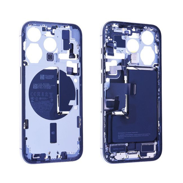 Châssis + Batterie iPhone 15 Pro Argent Origine démonter