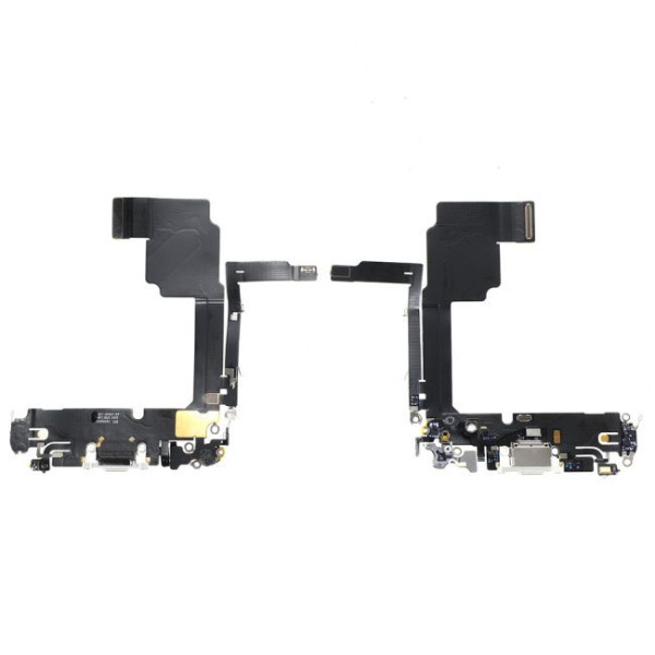 Nappe / Connecteur de Charge pour iPhone 15 Pro Blanc Reconditionné (PIEC)