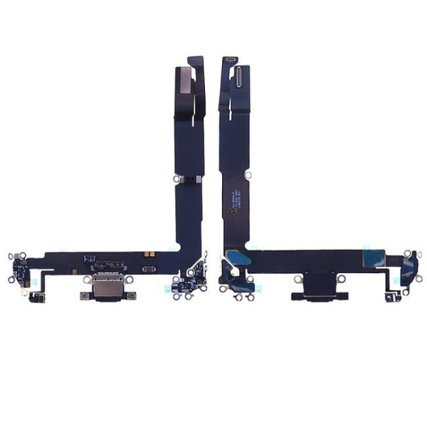 Nappe / Connecteur de Charge iPhone 16 plus Noir (PIEC)