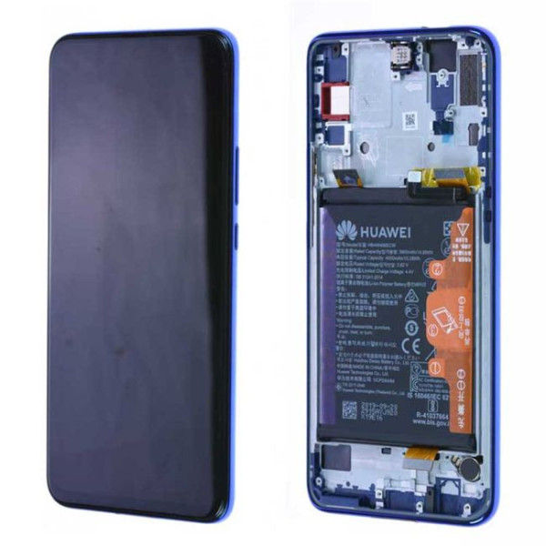 Écran Huawei P Smart Z Bleu + Châssis / Batterie Origine