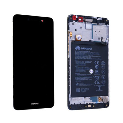 écran huawei y7 2017 / nova lite noir + châssis / batterie o