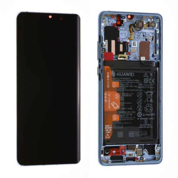 Écran Huawei P30 Pro Bleu Nacré + Châssis / Batterie Origine