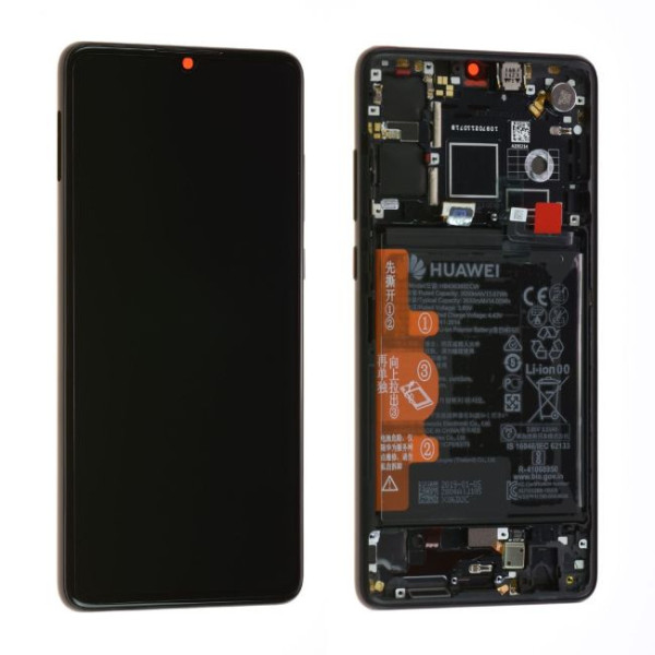Écran Huawei P30 Noir + Châssis / Batterie Origine